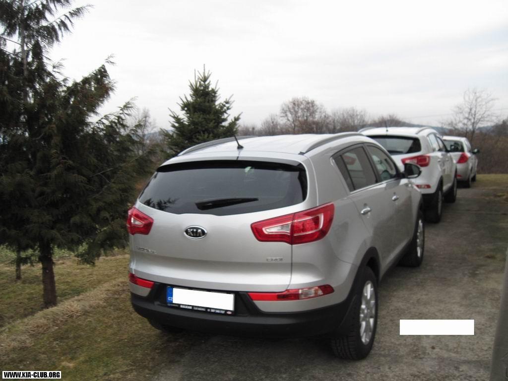 Setkání přátel KIA club CZ/SK u mě před barákem