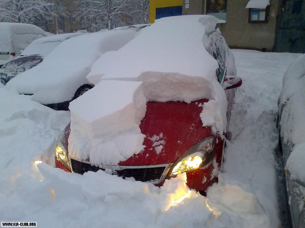 Výherce - Skrew - soutěže o nejlepší zimní foto vozu KIA za rok 2012