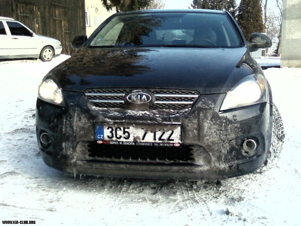 KIA ochutnává první zimu